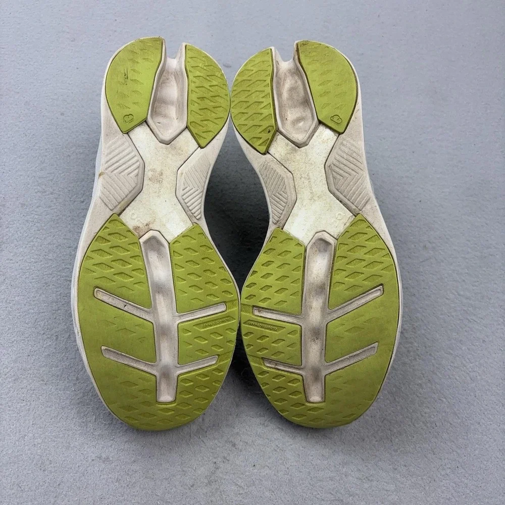 On Cloudsurfer Shoes Womens Size 9 Gray Lime CloudTec Running Sneakers Athletic